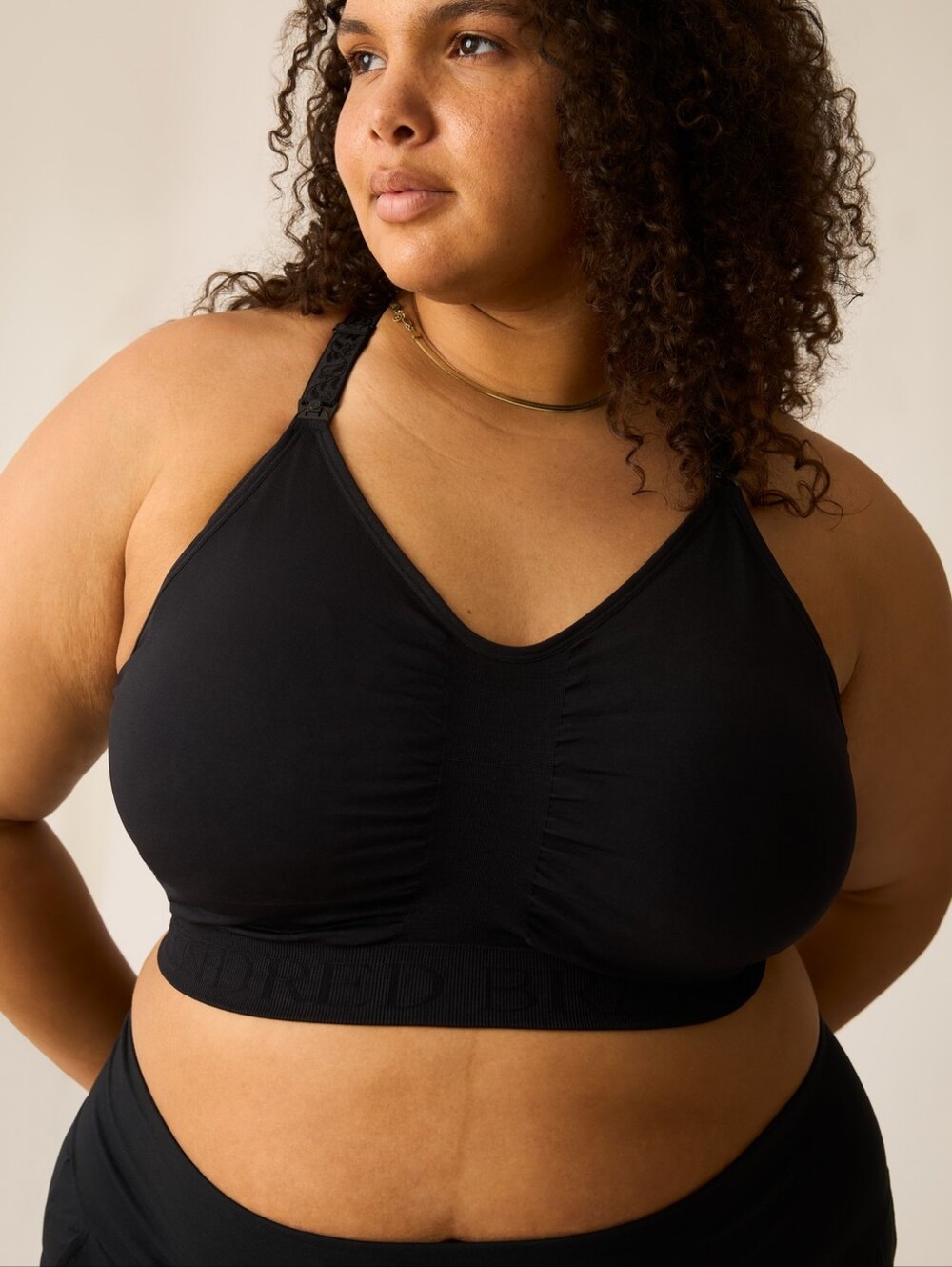 Kindred Bravely Sublime Low Impact Nursing Sports Bra Black M Busty E-I